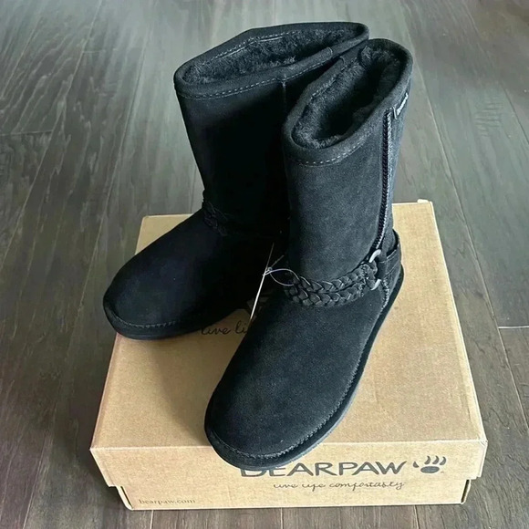 Bearpaw Adele Mid Calf,cow buck upper,wool blend faux fur lining,neverwet - Picture 10 of 14